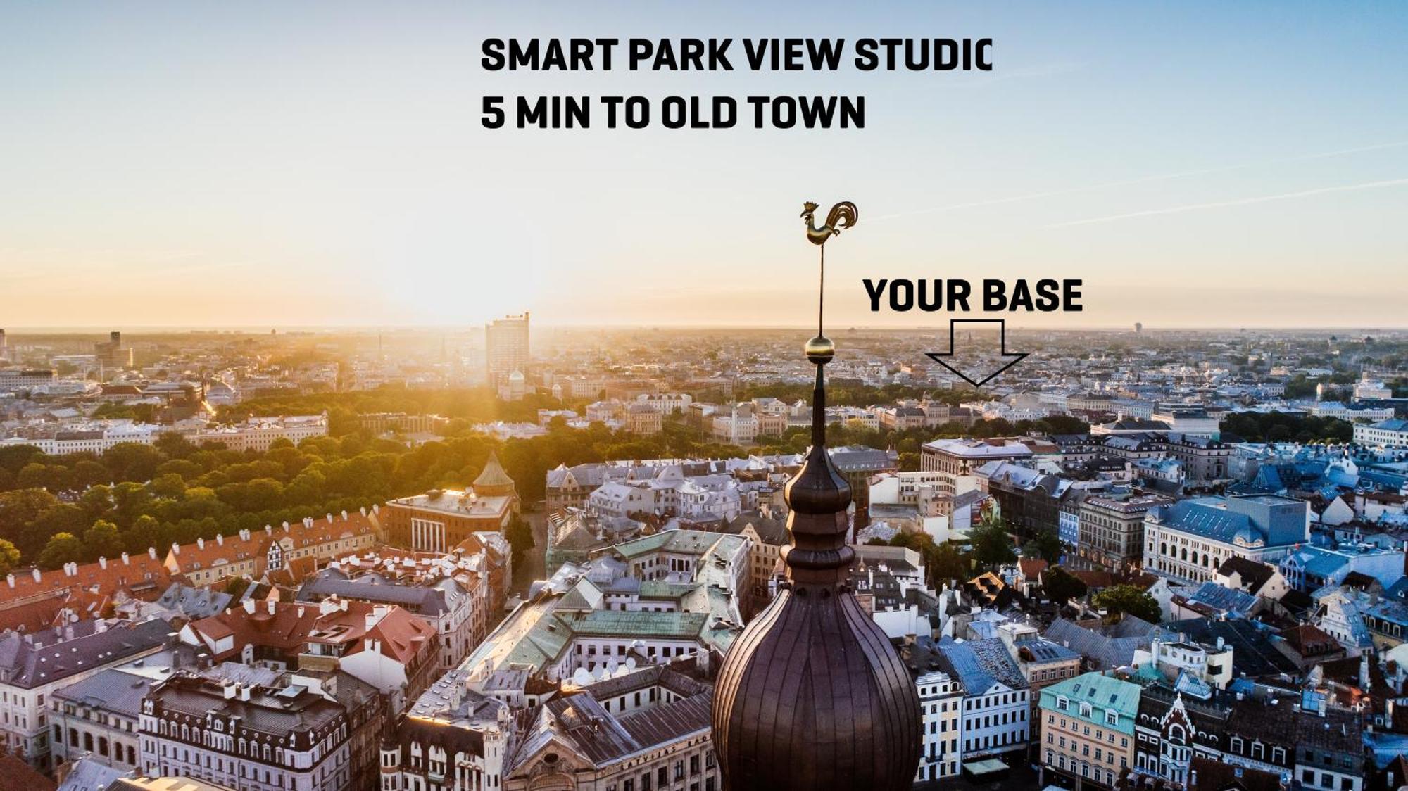 Smart Park View Studio In Heart Of Riga 5 Min To Old Town Kültér fotó